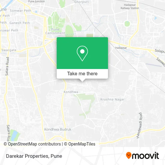 Darekar Properties map