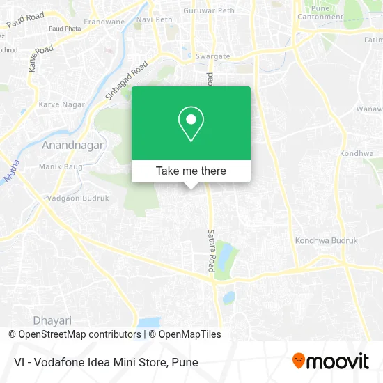 VI - Vodafone Idea Mini Store map