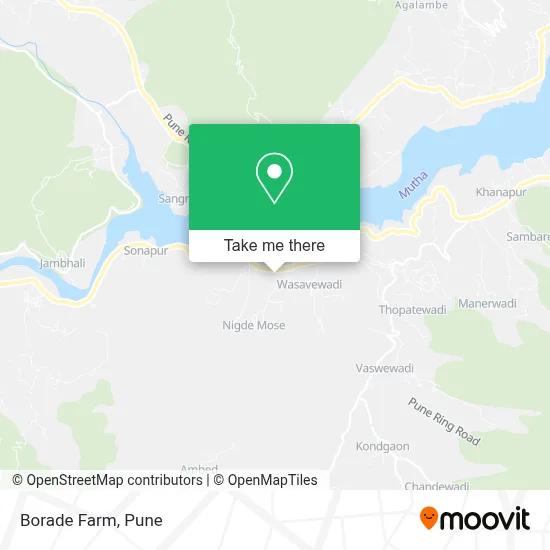 Borade Farm map