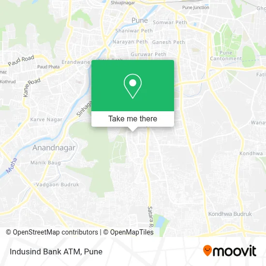 Indusind Bank Atm map