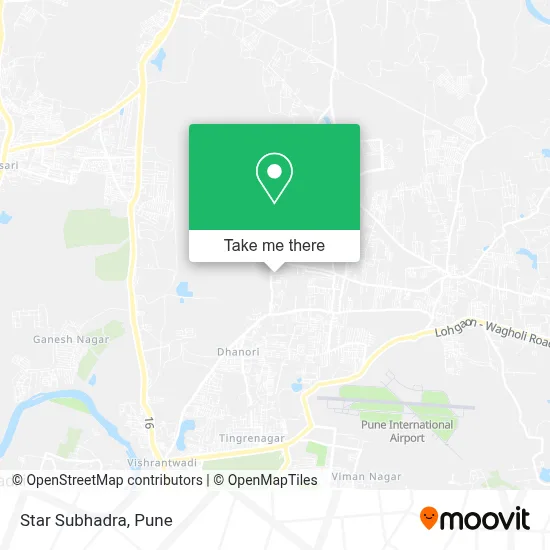 Star Subhadra map