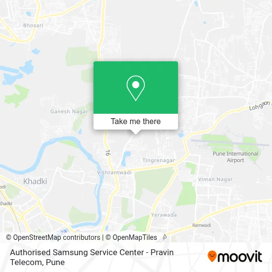 Authorised Samsung Service Center - Pravin Telecom map