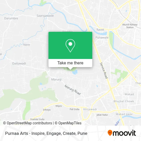 Purnaa Arts - Inspire, Engage, Create map