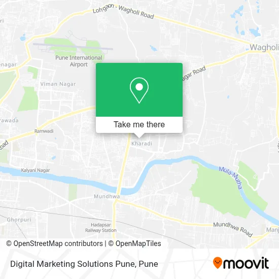 Digital Marketing Solutions Pune map