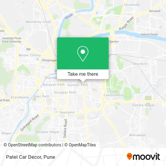 Patel Car Decor map