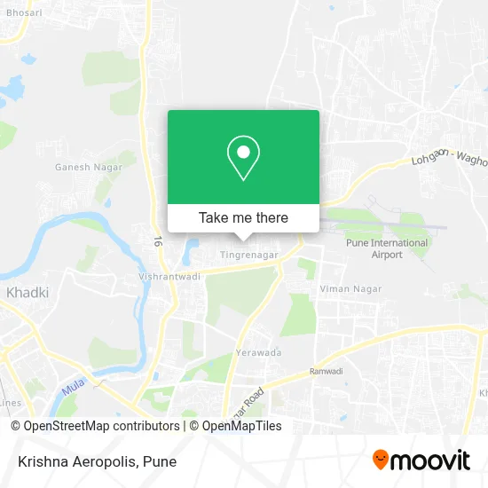 Krishna Aeropolis map