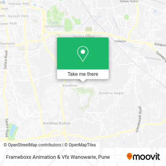 Frameboxx Animation & Vfx Wanowarie map