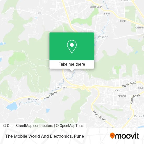 The Mobile World And Electronics map