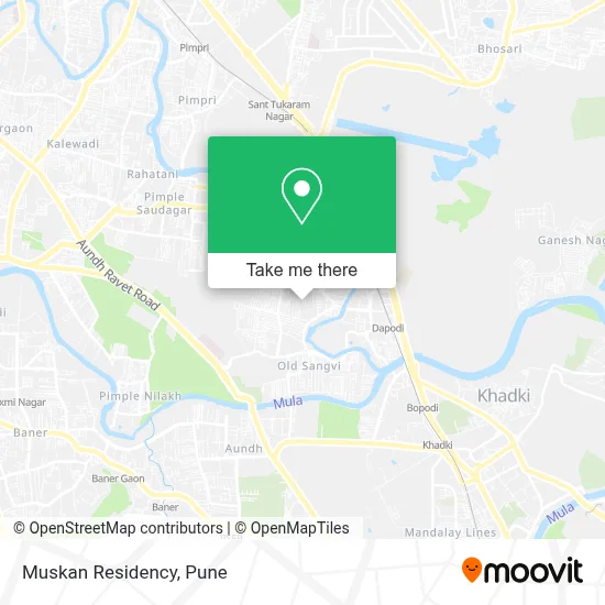 Muskan Residency map