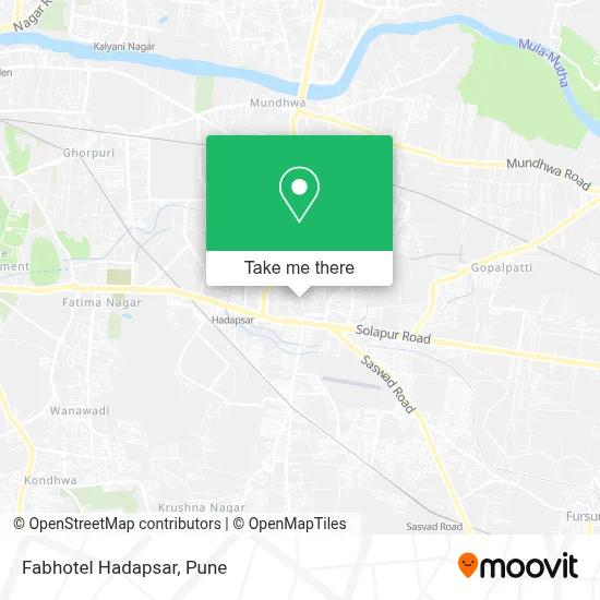 Fabhotel Hadapsar map
