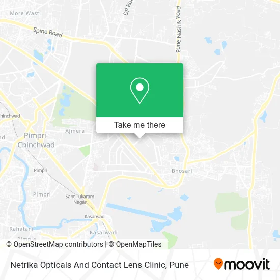 Netrika Opticals And Contact Lens Clinic map