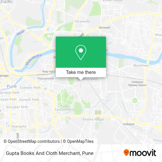 Gupta Books And Cloth Merchant map