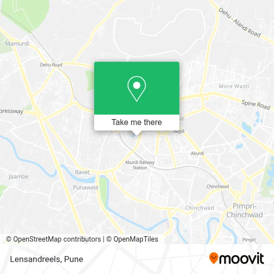 Lensandreels map