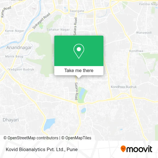 Kovid Bioanalytics Pvt. Ltd. map
