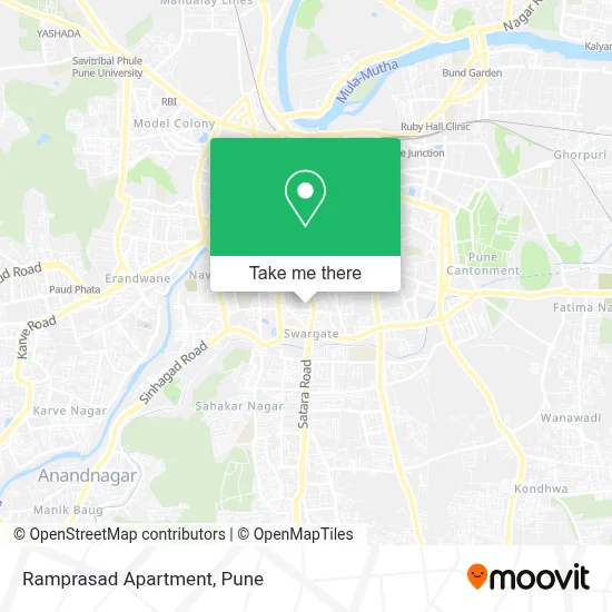 Ramprasad Apartment map