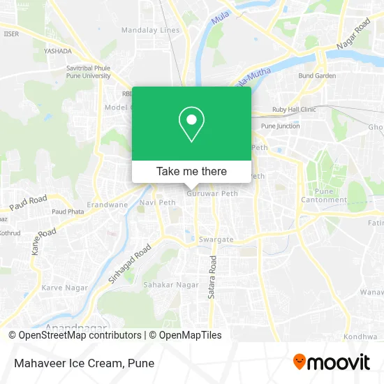 Mahaveer Ice Cream map
