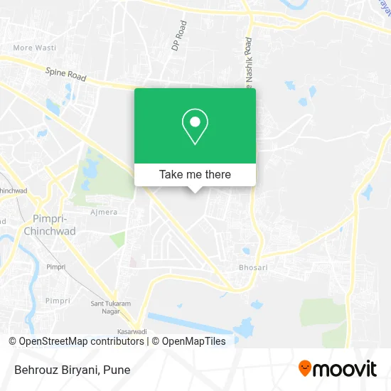 Behrouz Biryani map