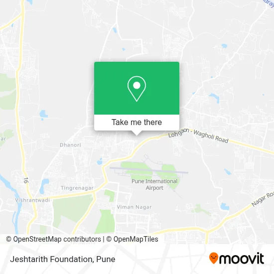 Jeshtarith Foundation map