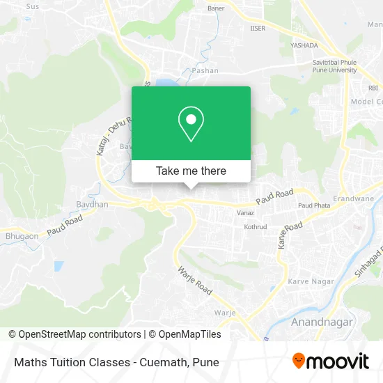 Maths Tuition Classes - Cuemath map