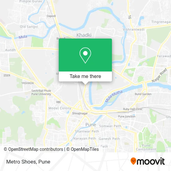 Metro Shoes map