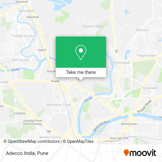 Adecco India map