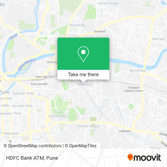 HDFC Bank Atm map