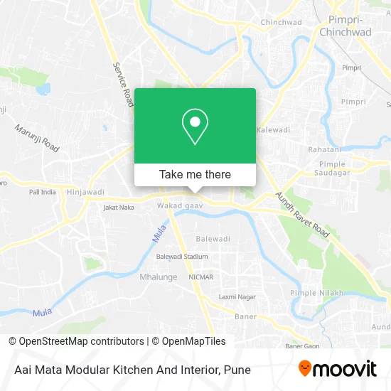 Aai Mata Modular Kitchen And Interior map