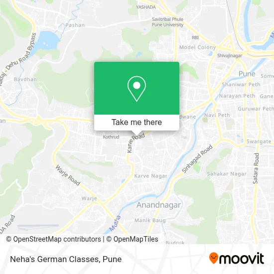 Neha's German Classes map