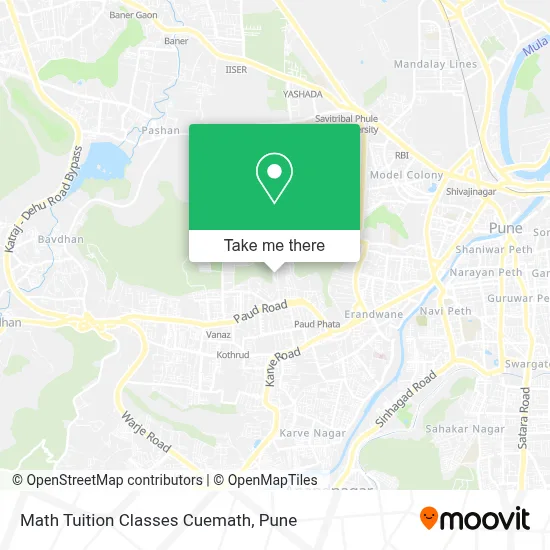 Math Tuition Classes Cuemath map