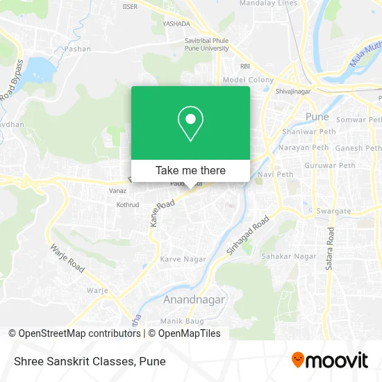 Shree Sanskrit Classes map