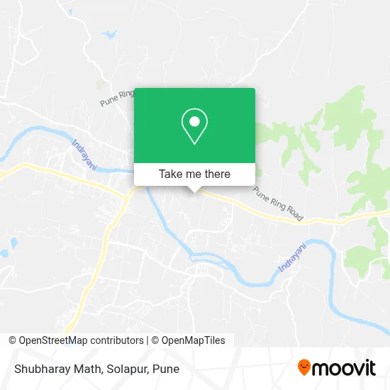 Shubharay Math, Solapur map