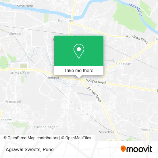 Agrawal Sweets map