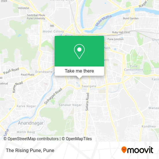 The Rising Pune map