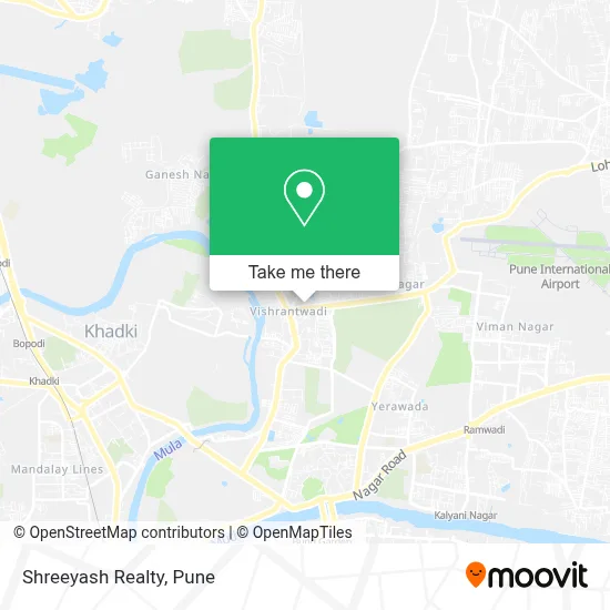 Shreeyash Realty map
