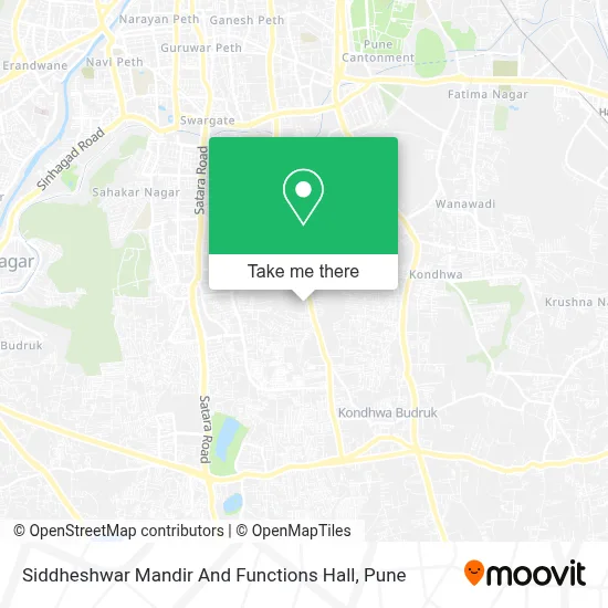 Siddheshwar Mandir And Functions Hall map