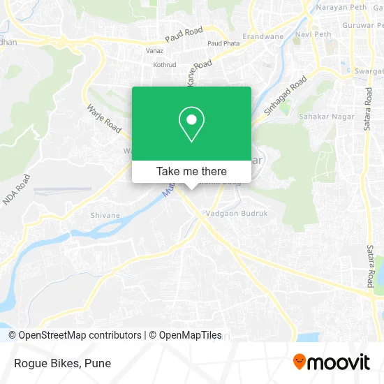 Rogue Bikes map