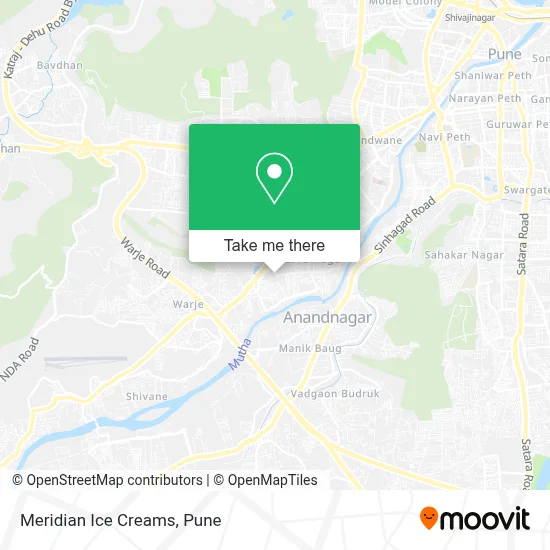 Meridian Ice Creams map