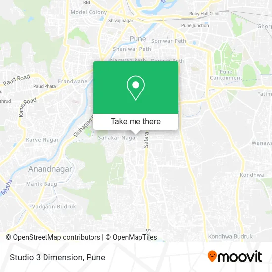 Studio 3 Dimension map