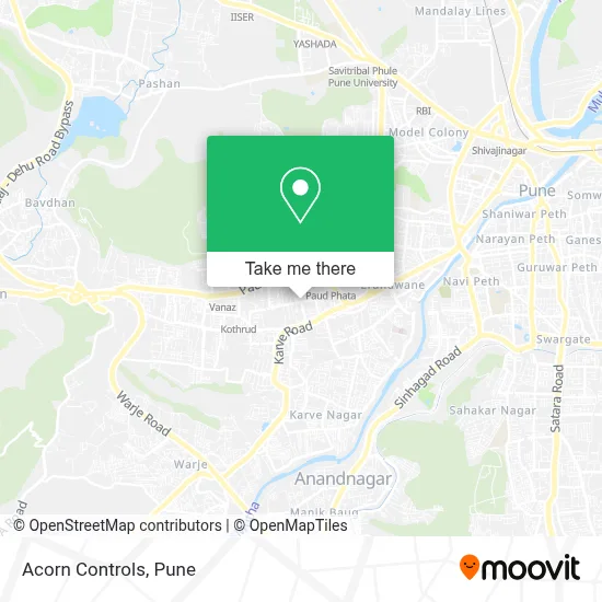 Acorn Controls map
