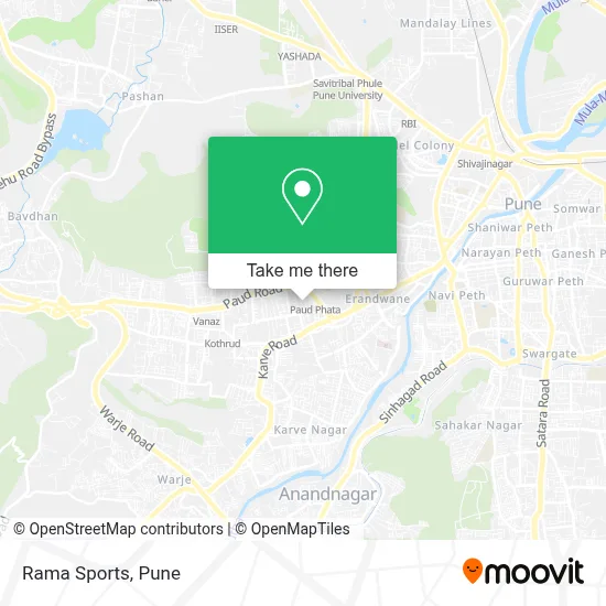 Rama Sports map