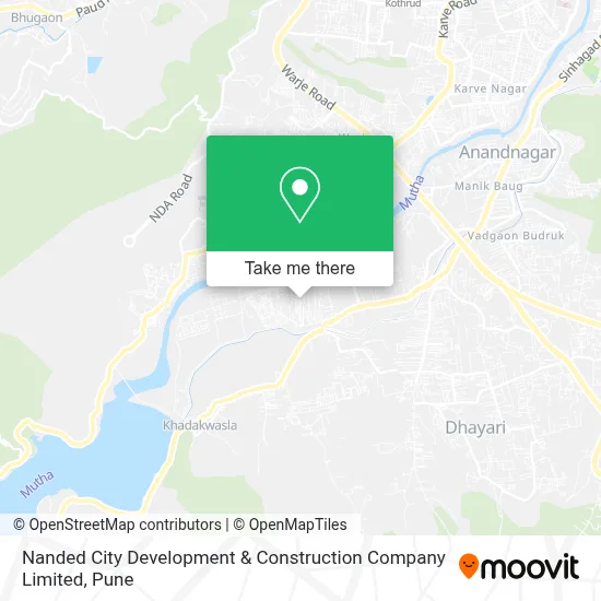 Nanded City Development & Construction Company Limited map