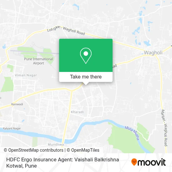 HDFC Ergo Insurance Agent: Vaishali Balkrishna Kotwal map