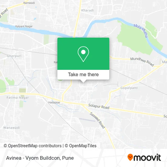 Avinea - Vyom Buildcon map
