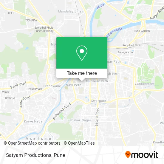 Satyam Productions map