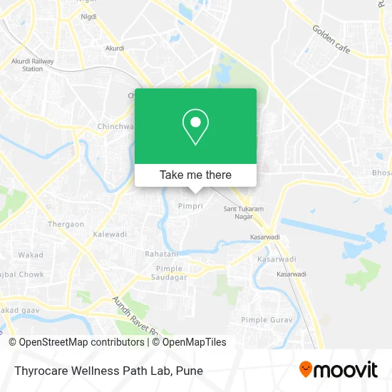 Thyrocare Wellness Path Lab map
