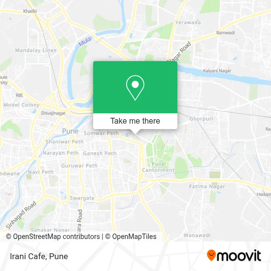 Irani Cafe map