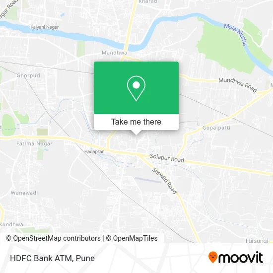 HDFC Bank Atm map