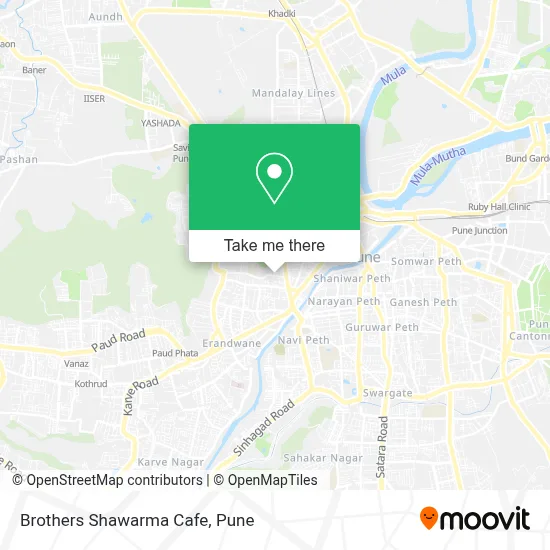 Brothers Shawarma Cafe map