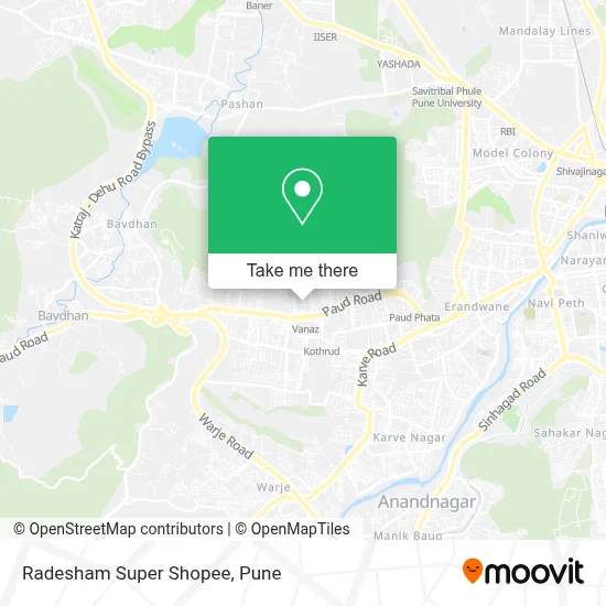 Radesham Super Shopee map