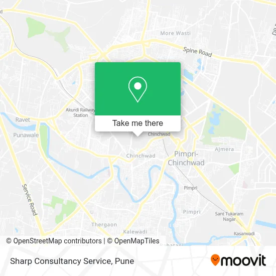 Sharp Consultancy Service map